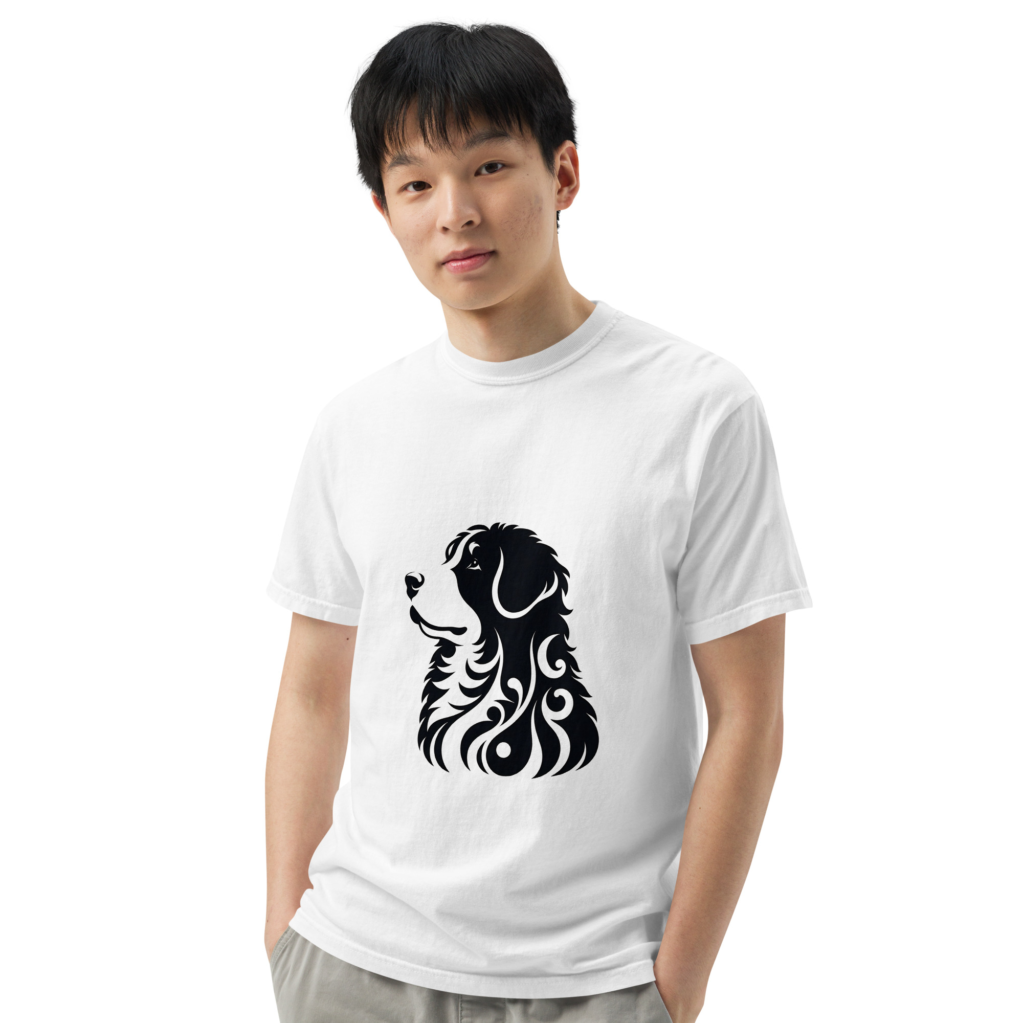 Unisex garment-dyed heavyweight t-shirt