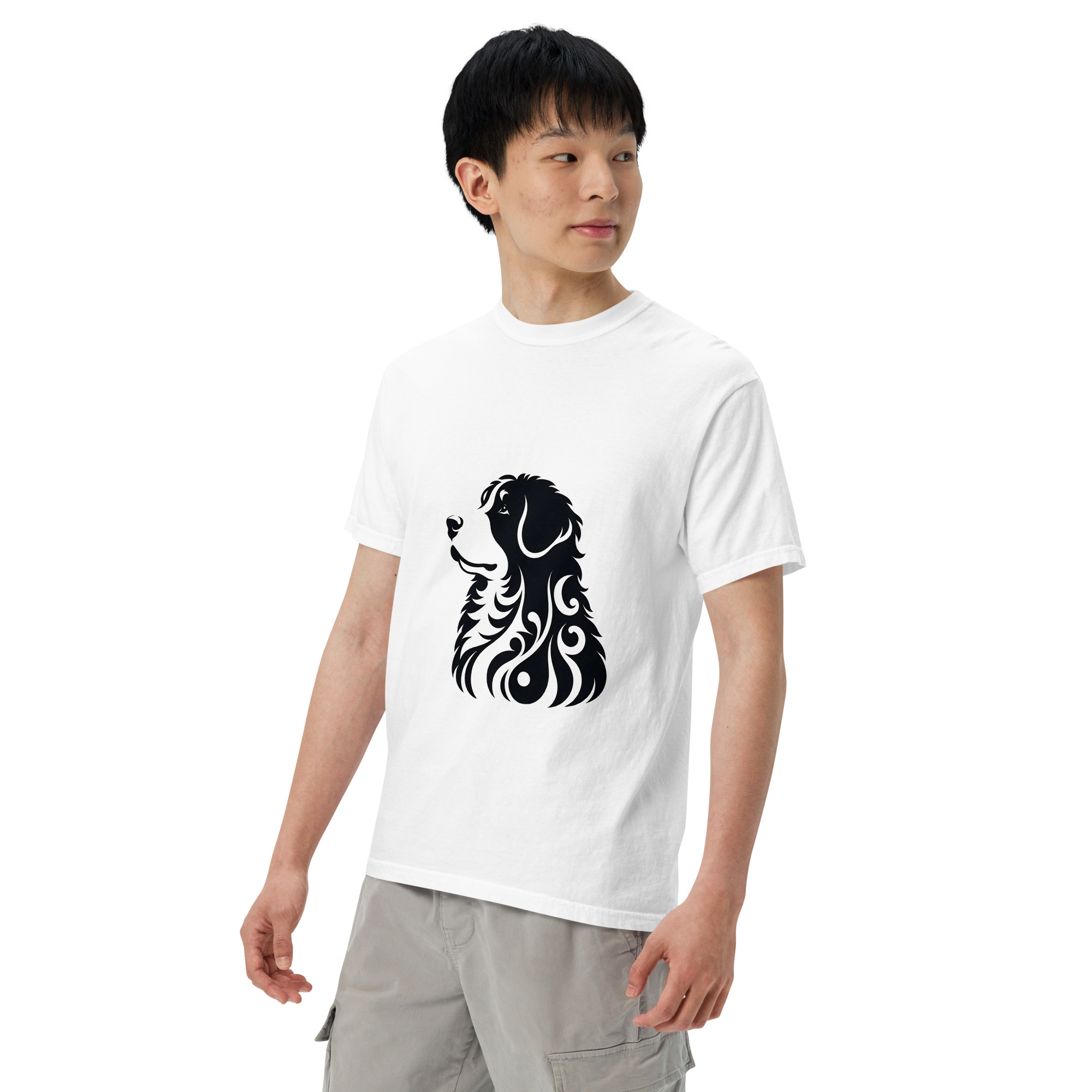 Unisex garment-dyed heavyweight t-shirt - Image 5