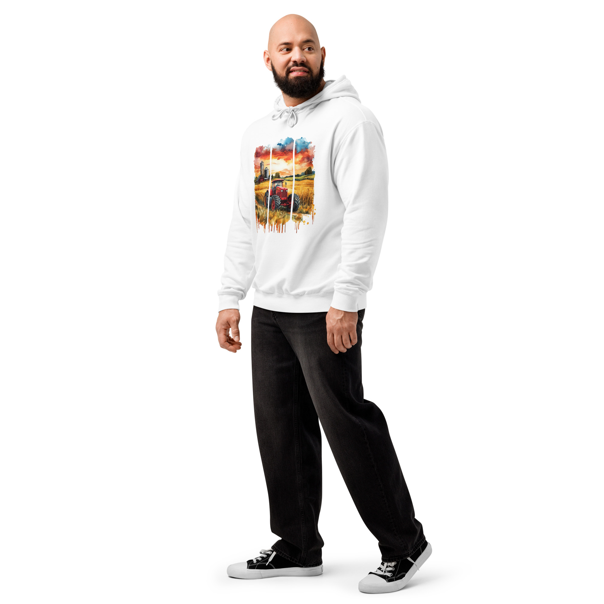 Unisex garment-dyed lightweight hoodie - Image 2