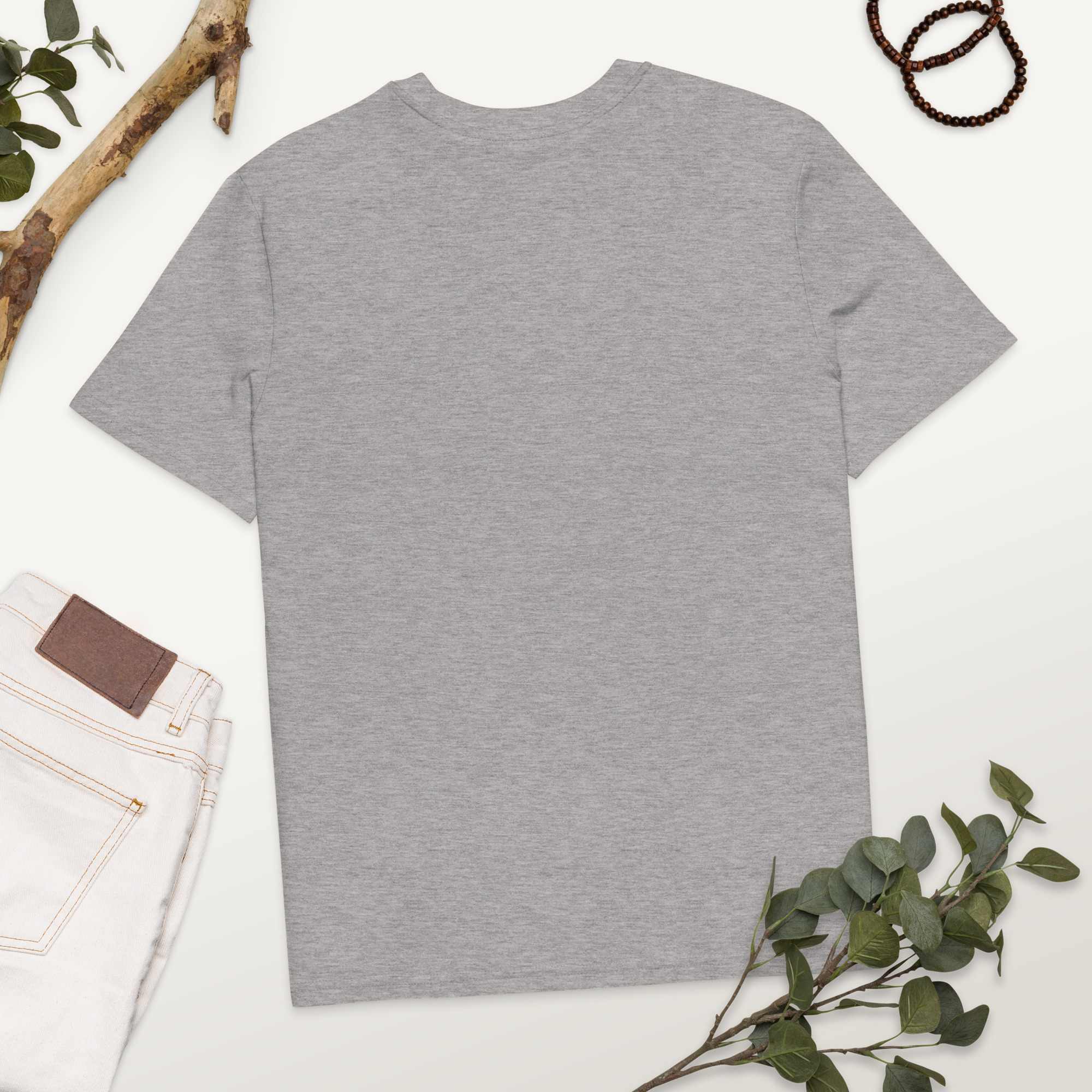 Unisex organic cotton t-shirt - Image 4