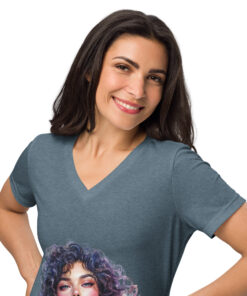 Alternative view of Women’s relaxed v-neck t-shirt